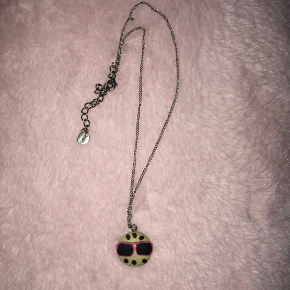 Claire’s Chocolate Chip Cookie Sunglasses Necklace